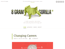 Tablet Screenshot of 8gramgorilla.com